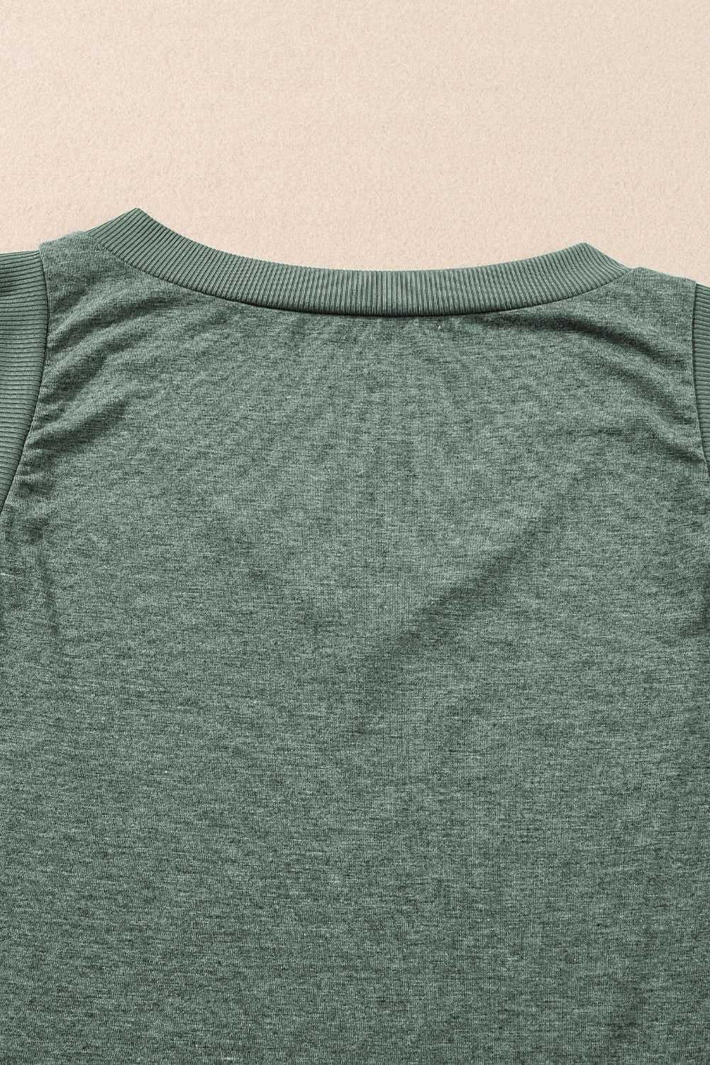 Chic mist green ribbed tank top - Love Salve